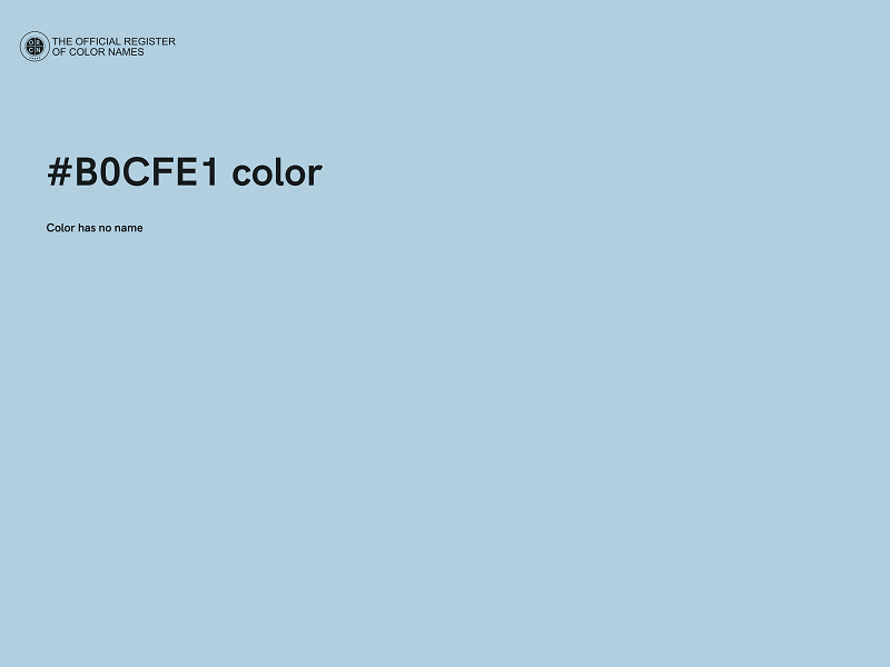 #B0CFE1 color image