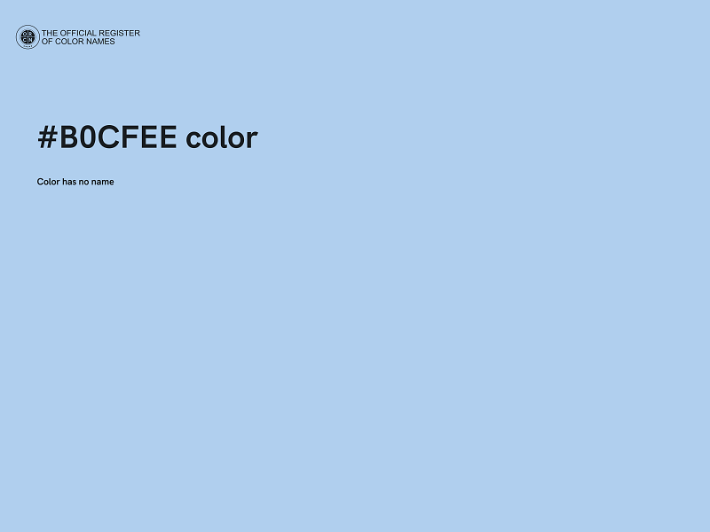 #B0CFEE color image