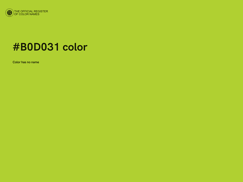 #B0D031 color image