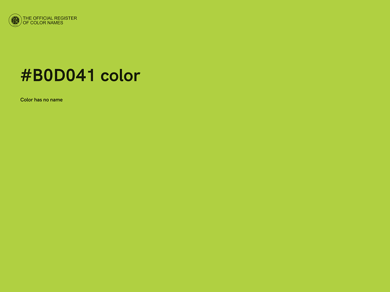 #B0D041 color image