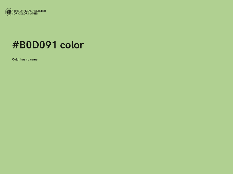 #B0D091 color image