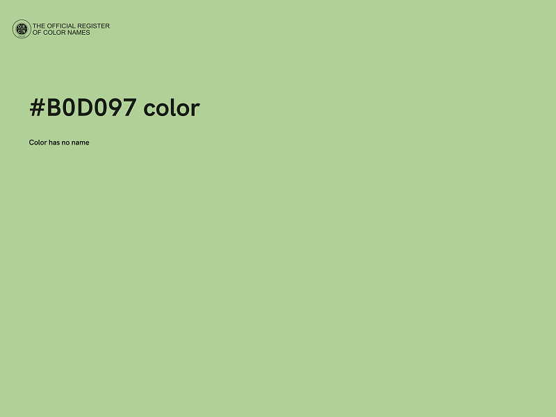 #B0D097 color image