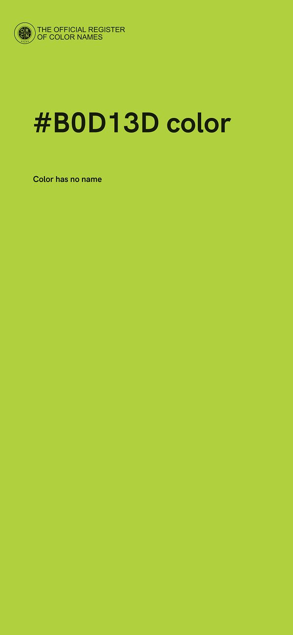 #B0D13D color image