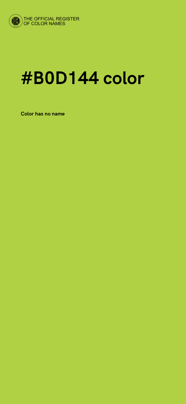 #B0D144 color image