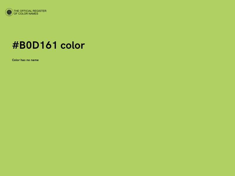 #B0D161 color image