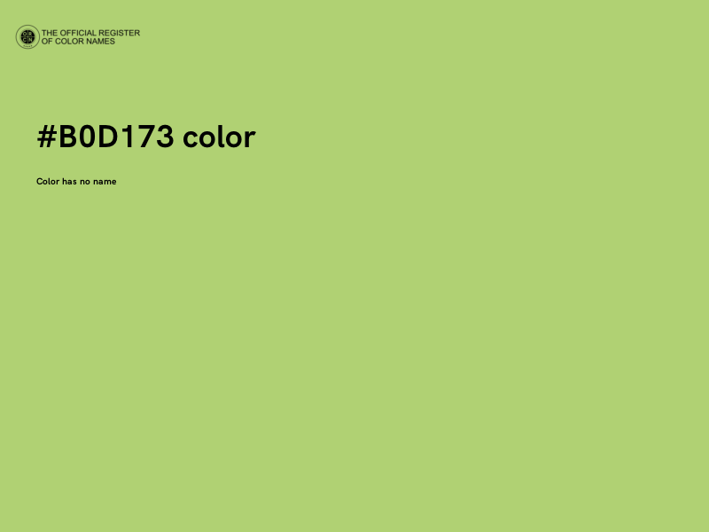 #B0D173 color image