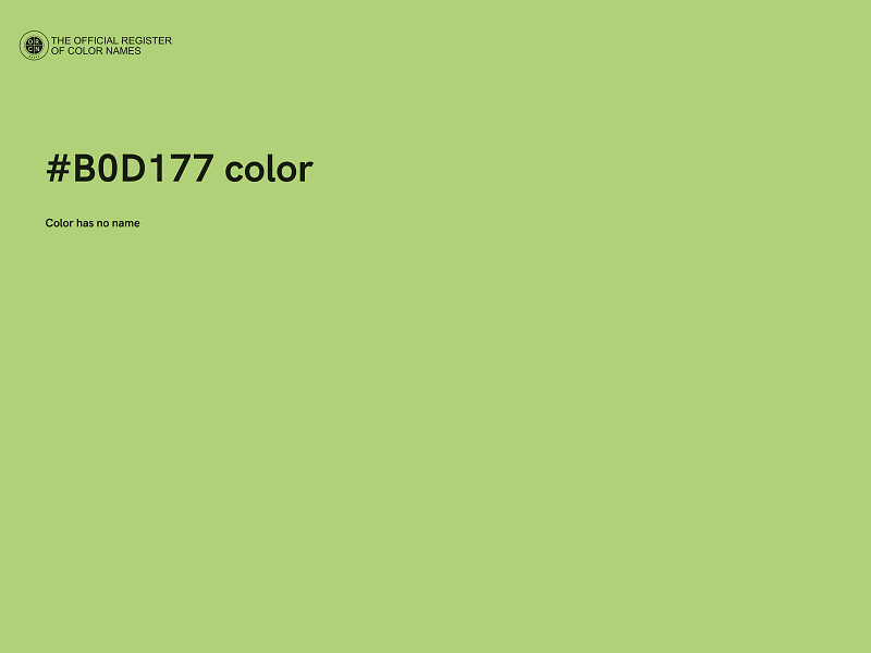 #B0D177 color image