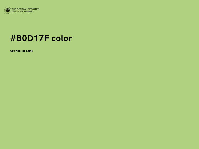 #B0D17F color image