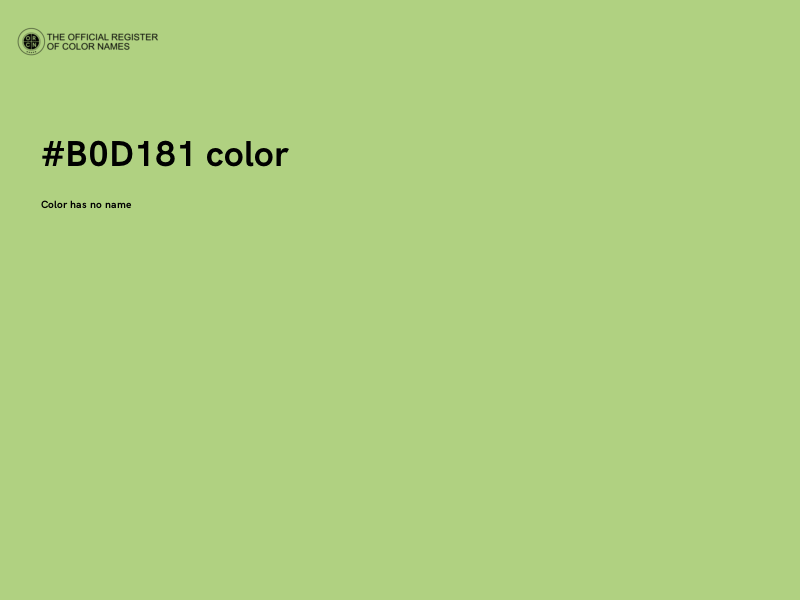 #B0D181 color image