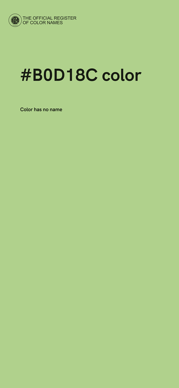 #B0D18C color image