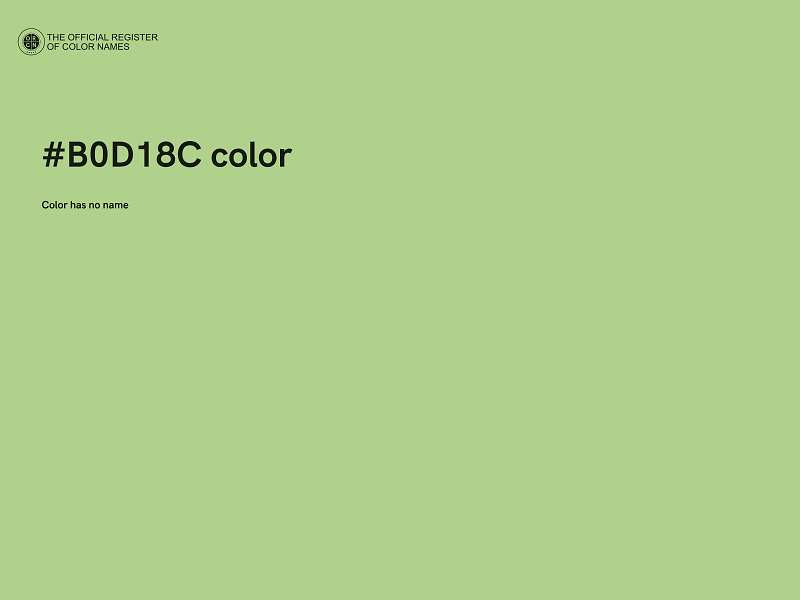 #B0D18C color image