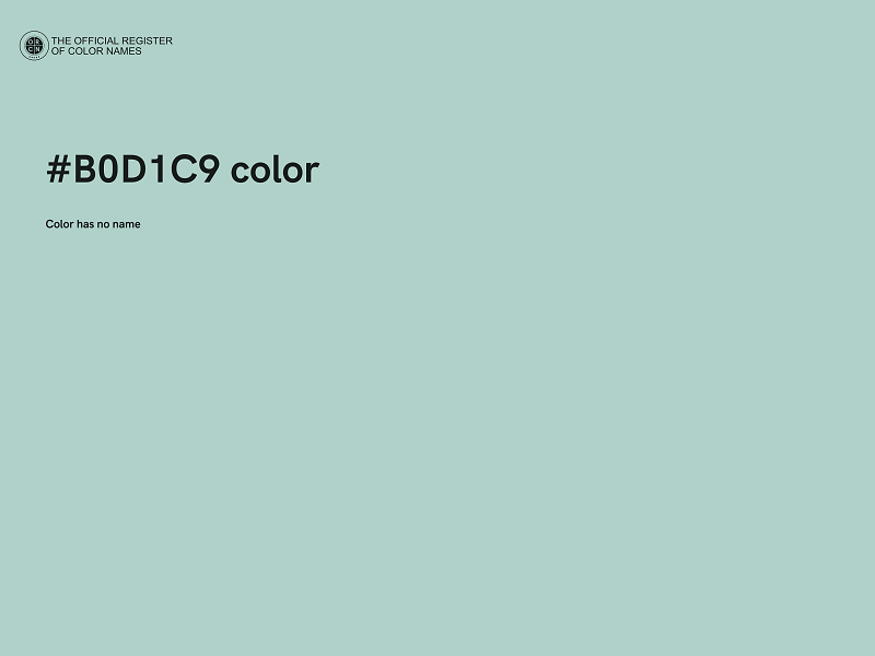 #B0D1C9 color image