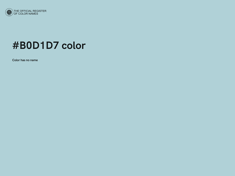 #B0D1D7 color image