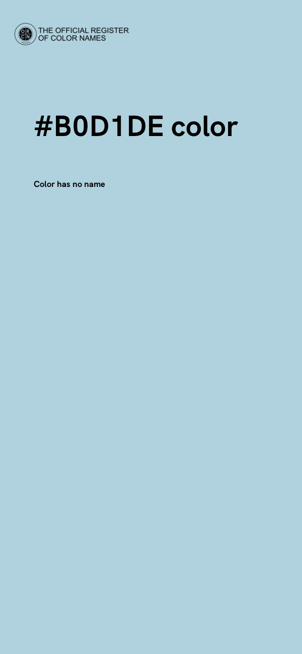 #B0D1DE color image