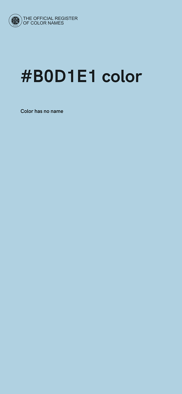 #B0D1E1 color image