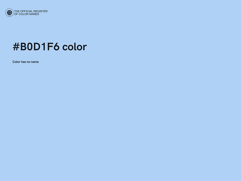 #B0D1F6 color image