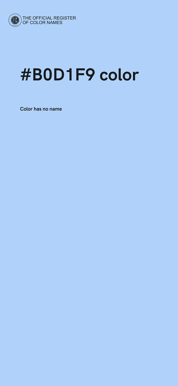 #B0D1F9 color image