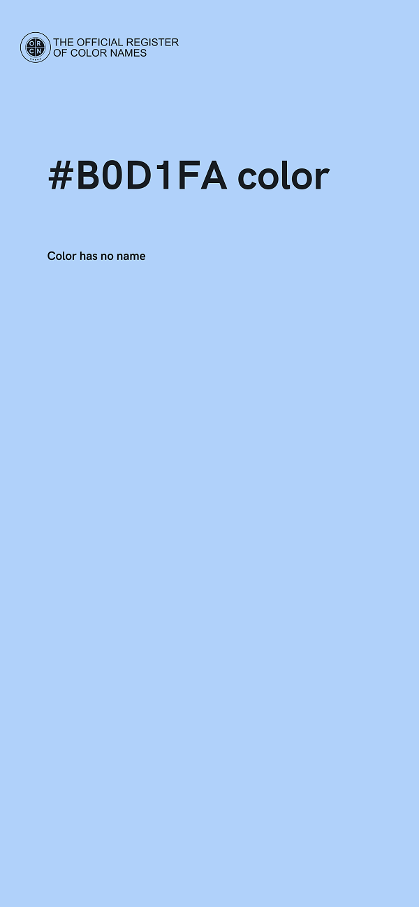 #B0D1FA color image