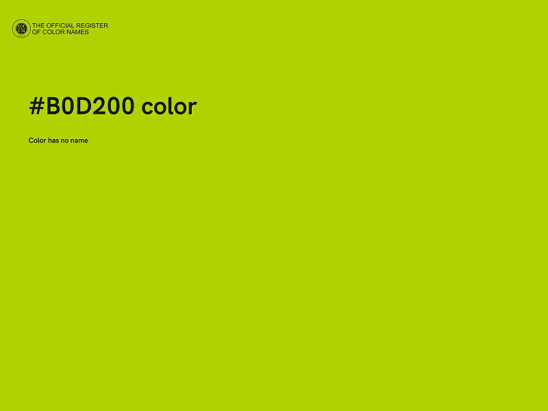 #B0D200 color image