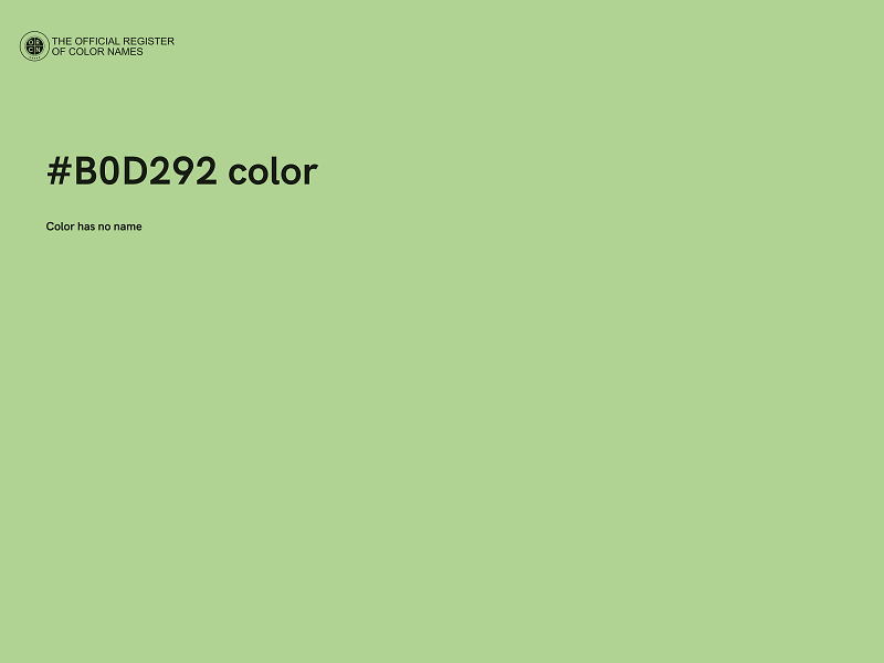 #B0D292 color image