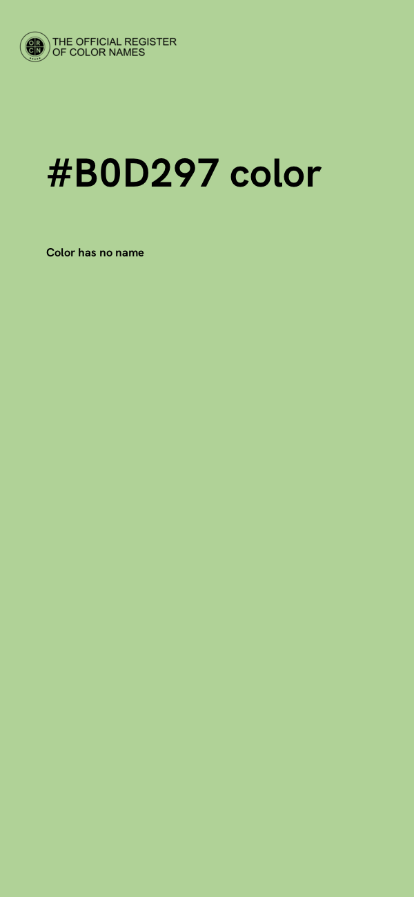 #B0D297 color image