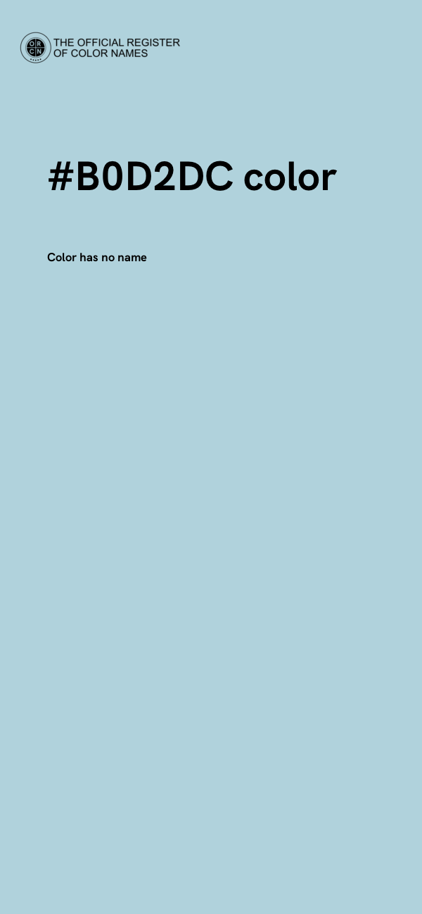 #B0D2DC color image