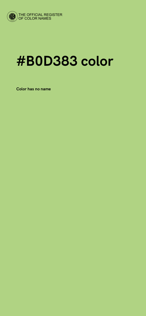 #B0D383 color image