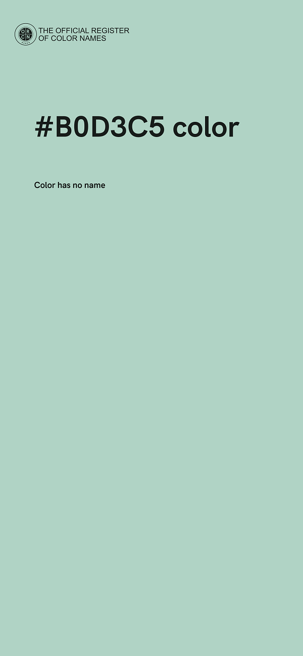 #B0D3C5 color image