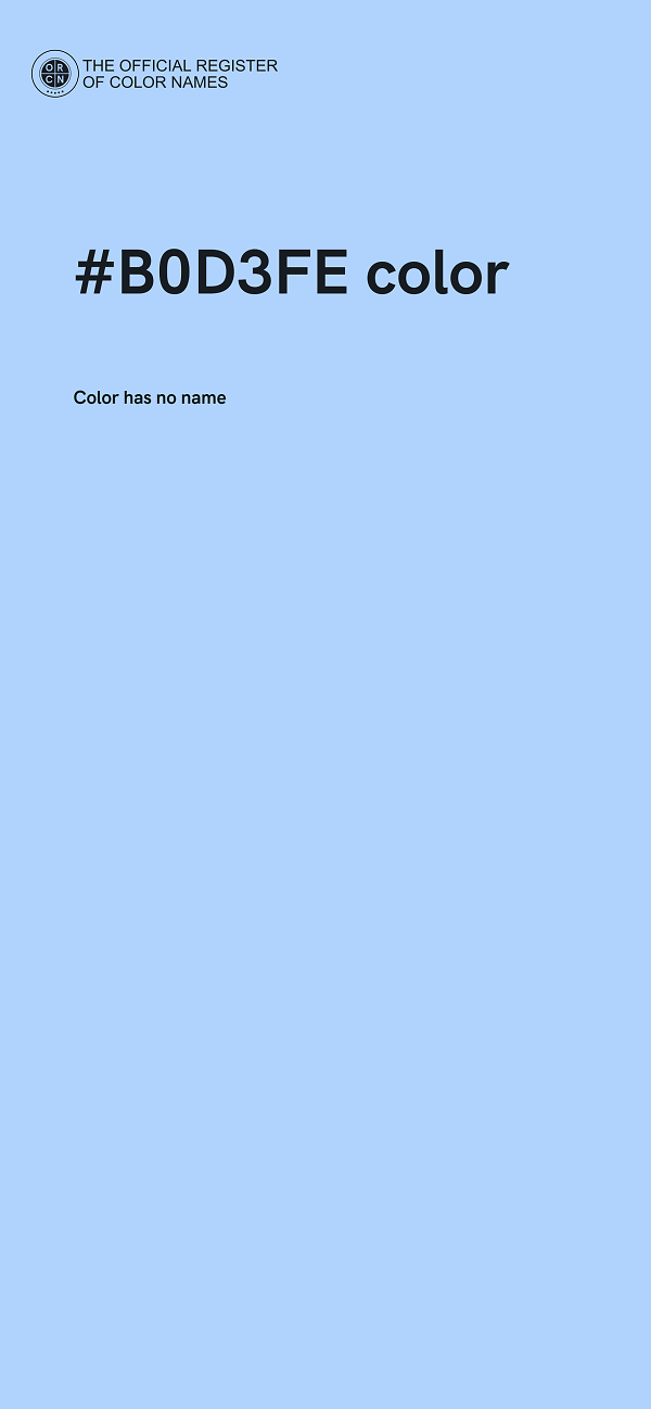 #B0D3FE color image