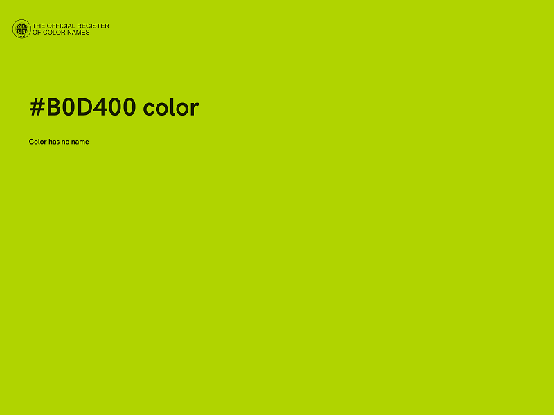 #B0D400 color image