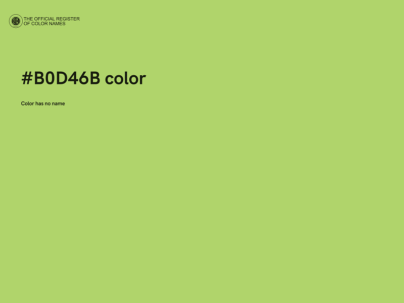 #B0D46B color image