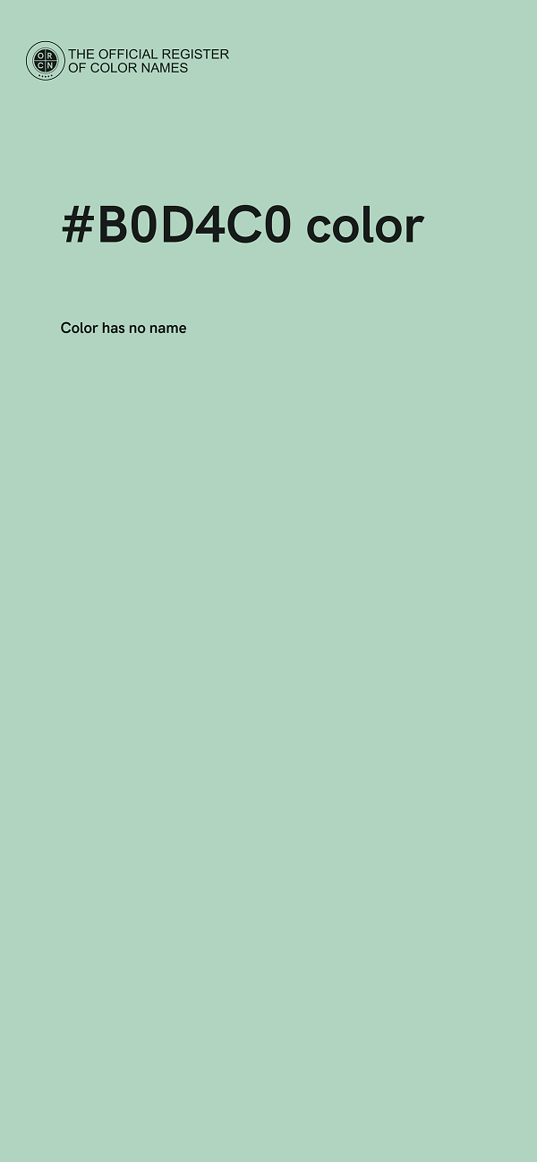 #B0D4C0 color image