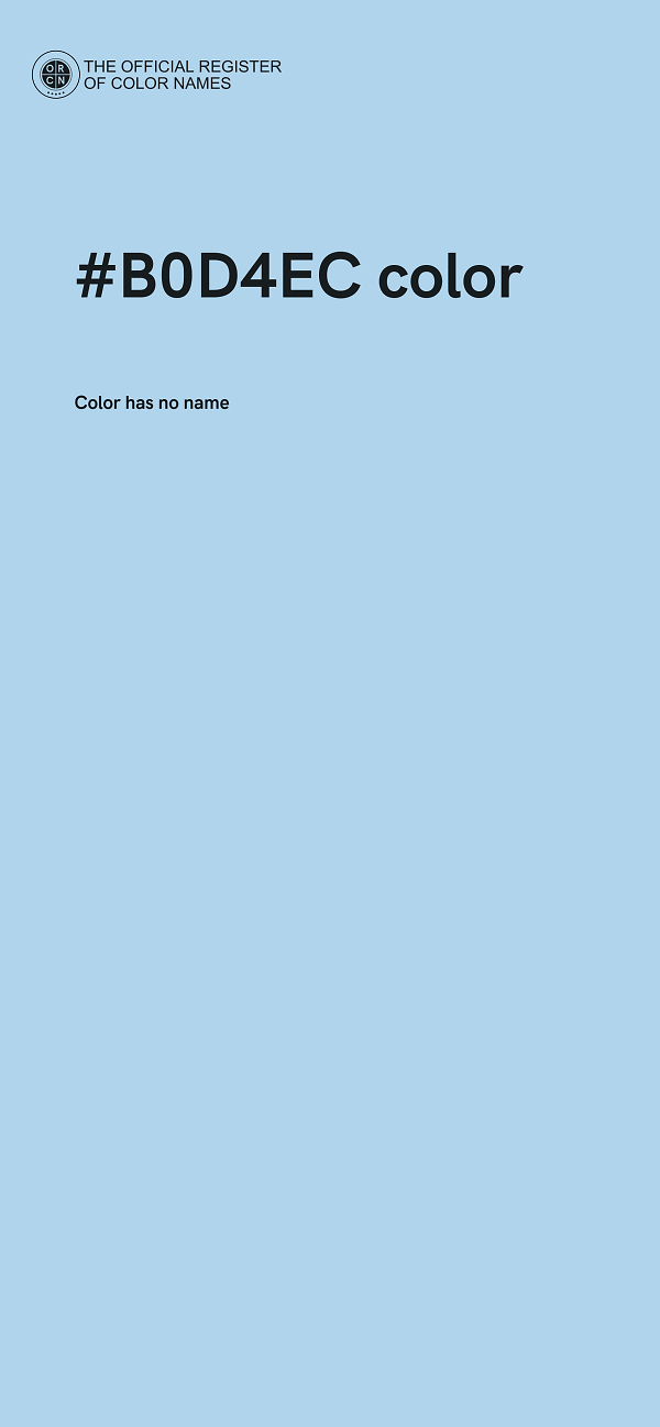 #B0D4EC color image