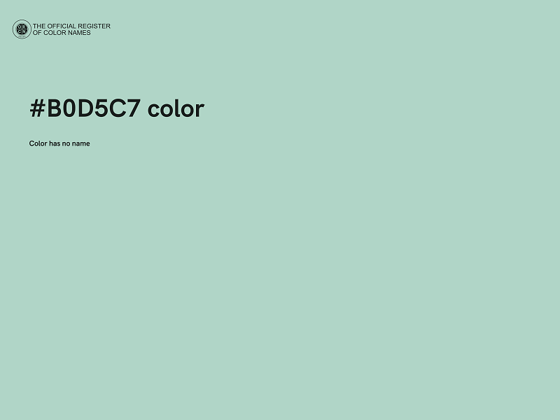 #B0D5C7 color image