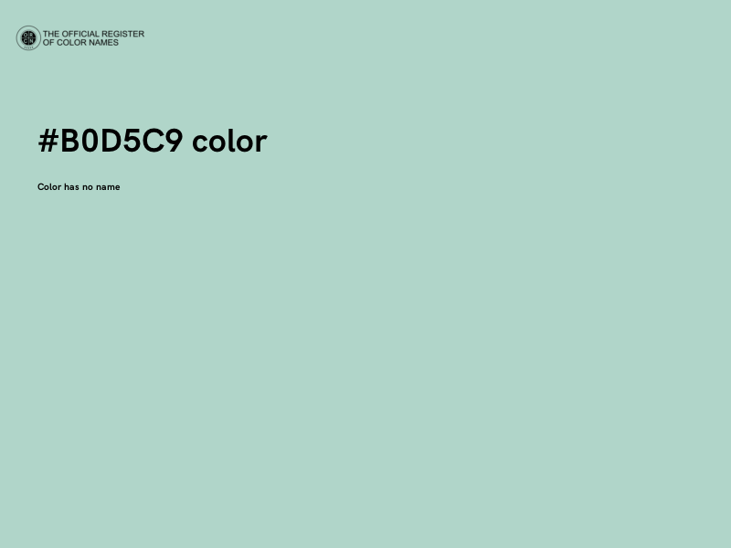 #B0D5C9 color image