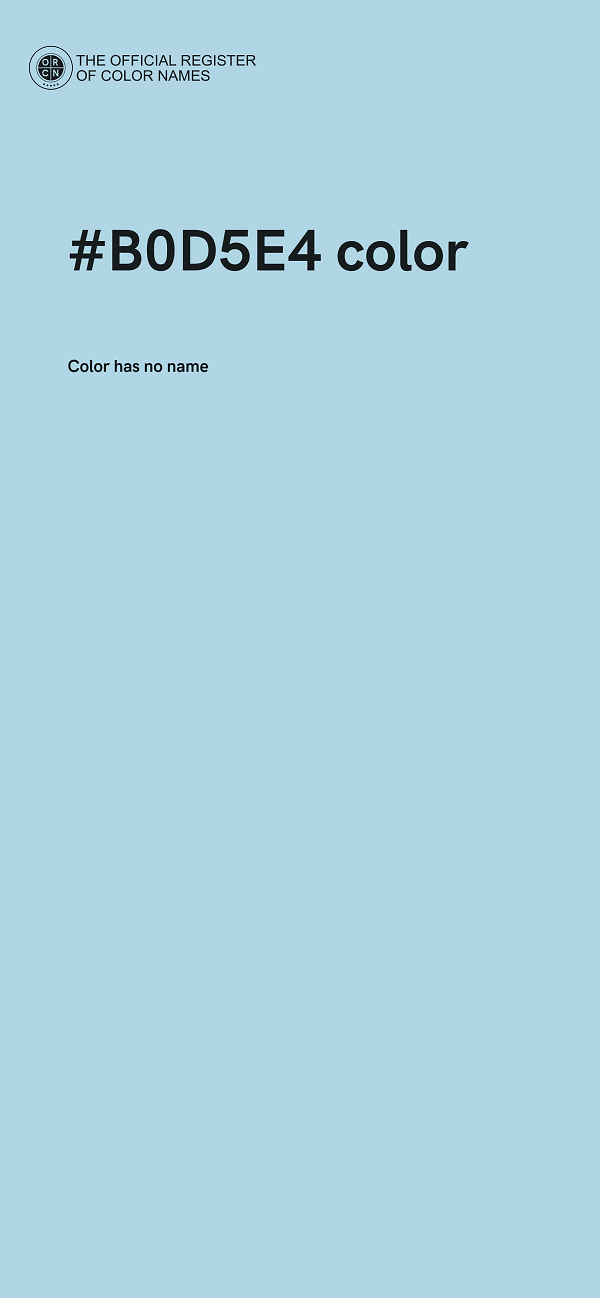 #B0D5E4 color image