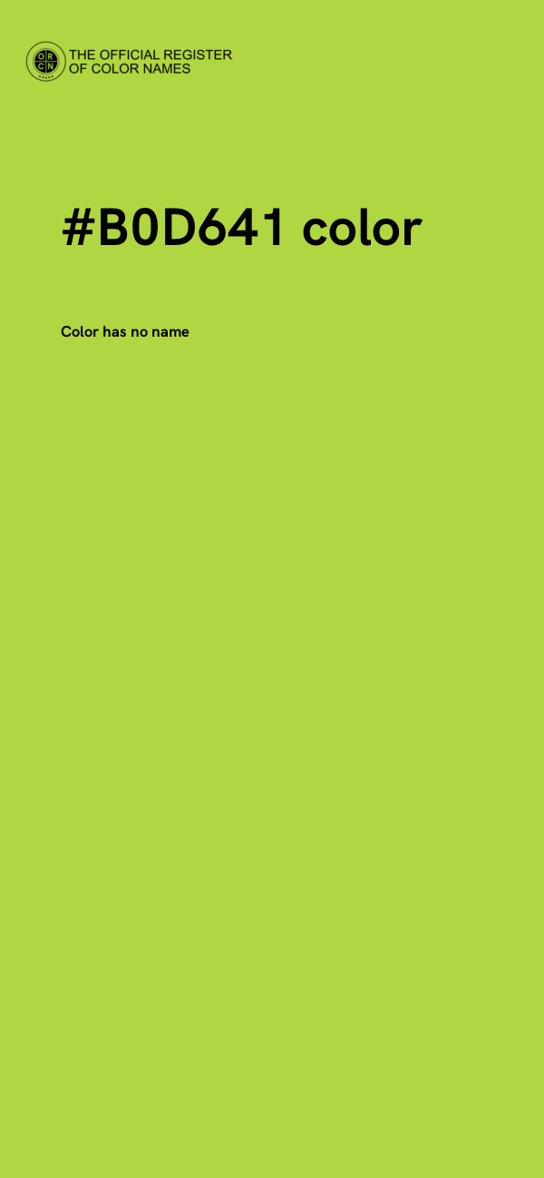 #B0D641 color image