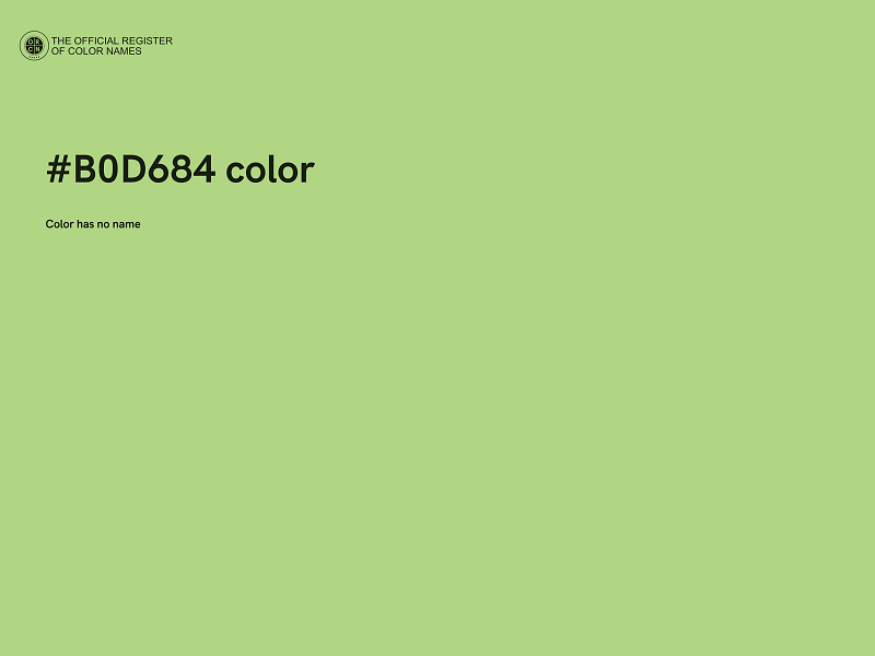 #B0D684 color image