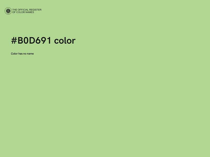 #B0D691 color image