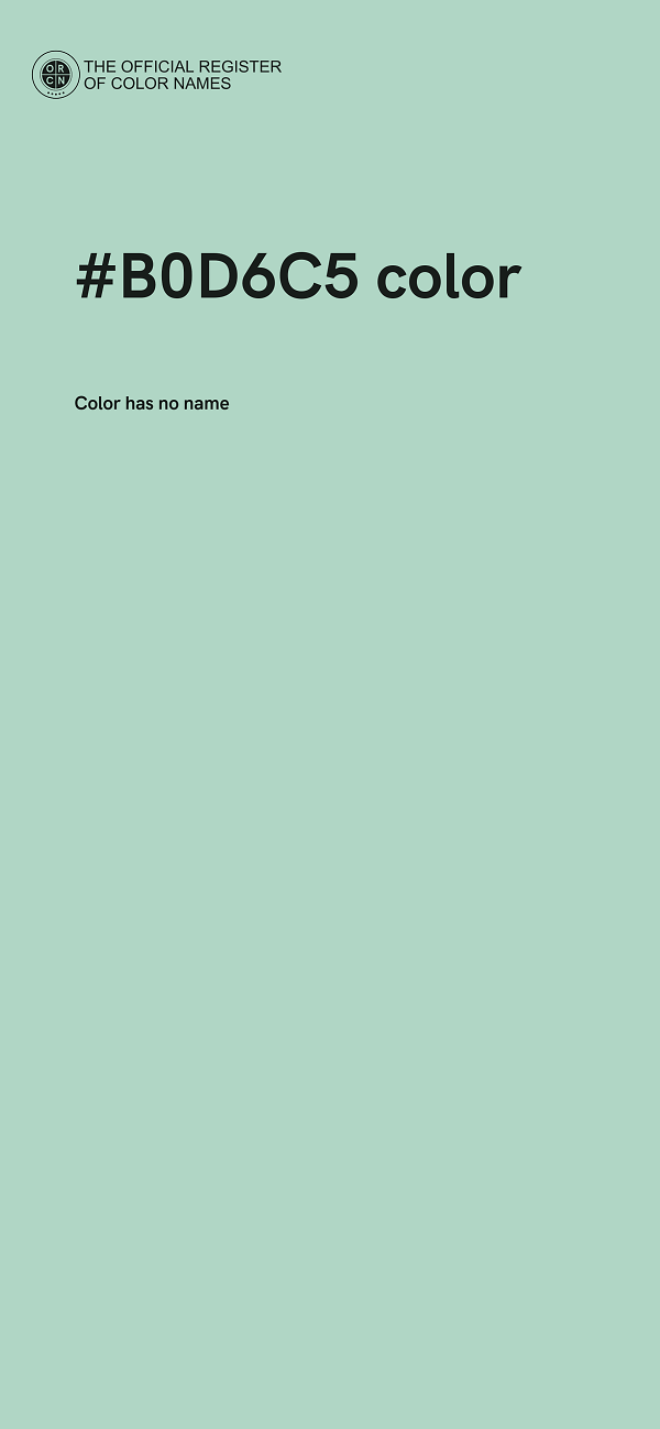 #B0D6C5 color image