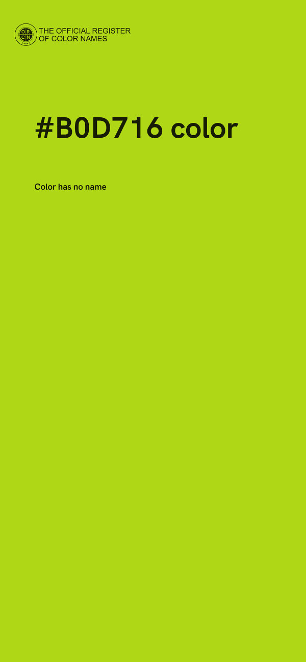 #B0D716 color image