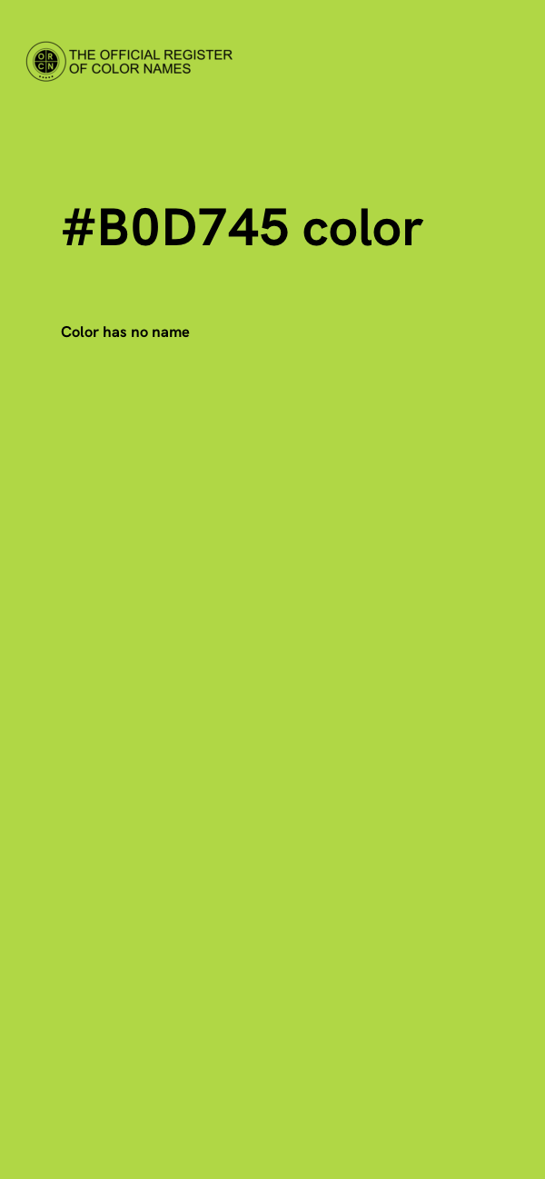 #B0D745 color image