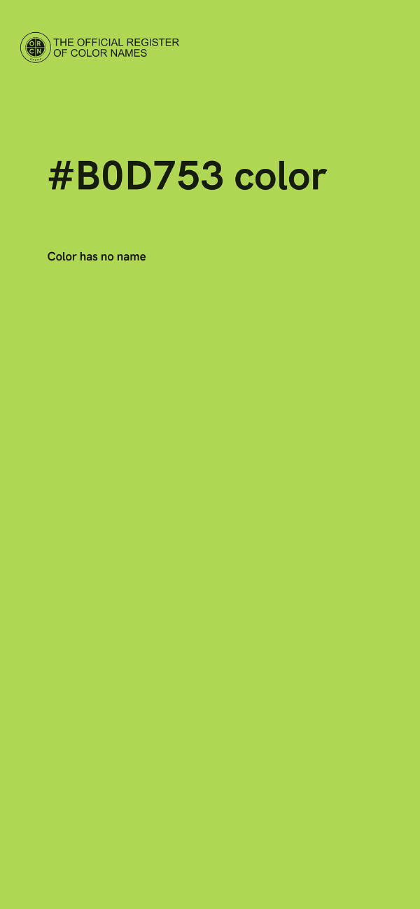#B0D753 color image