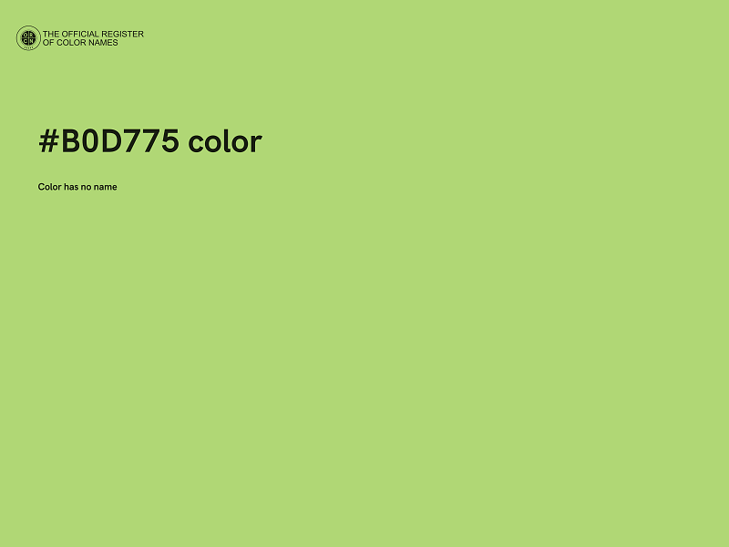 #B0D775 color image