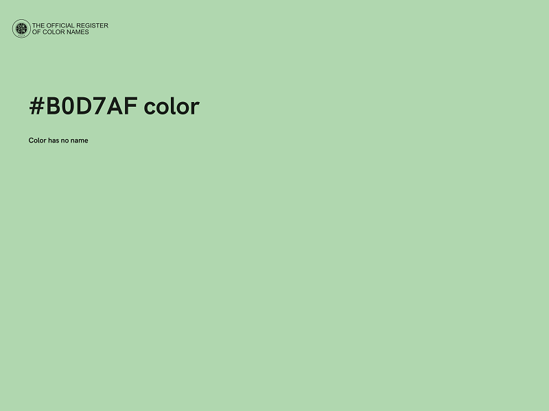 #B0D7AF color image