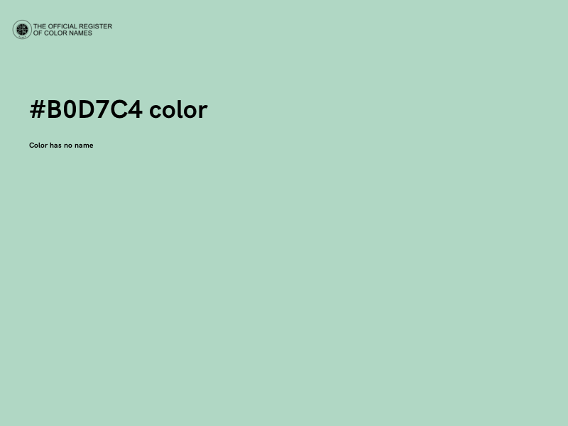 #B0D7C4 color image