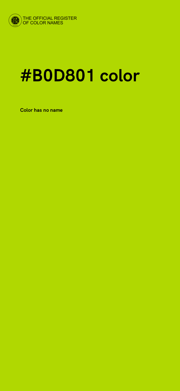#B0D801 color image