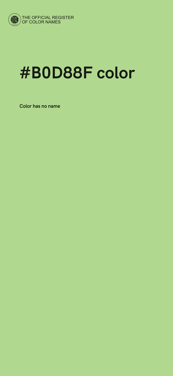 #B0D88F color image