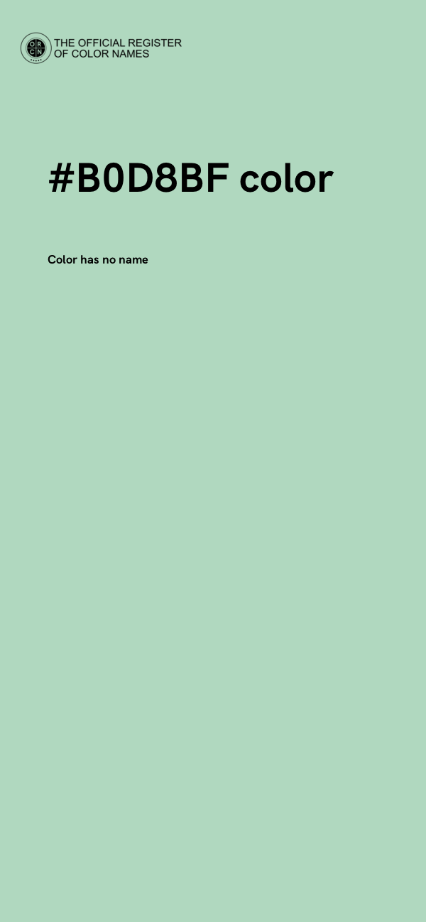 #B0D8BF color image