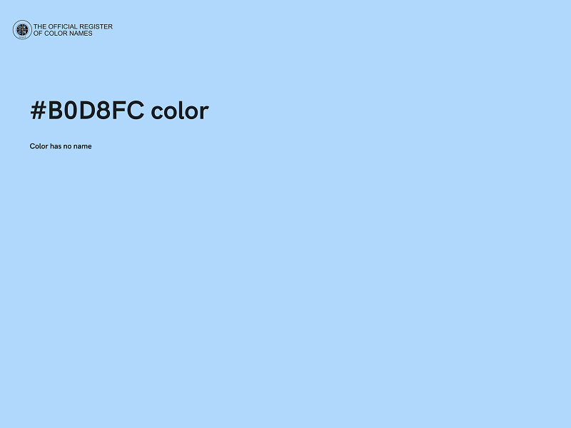 #B0D8FC color image